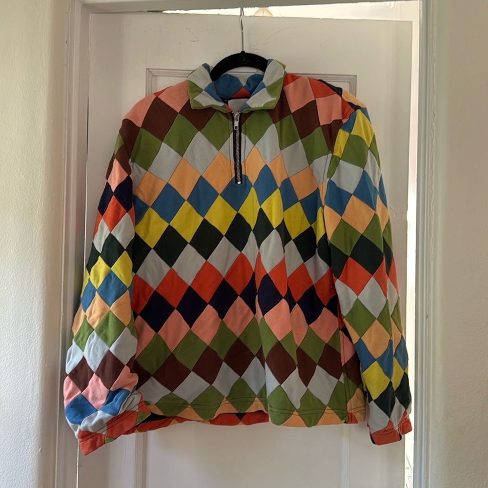 Bode zip up sweatshirt